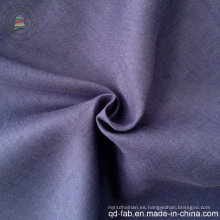 100% tela de lino teñida tela (QF13-0270)